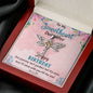 Teen Daughter Birthday Dragonfly Necklace, Birthday Daughter Jewelry from Dad