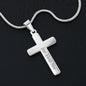 Personalized Mom Gifts, Sentimental Gifts, From Son to Mom Gift, From Daughter to Mom Gift, Cross Necklace Personalized