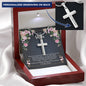 Personalized Mom Gifts, Sentimental Gifts, From Son to Mom Gift, From Daughter to Mom Gift, Cross Necklace Personalized
