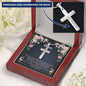 Personalized Mom Gifts, Sentimental Gifts, From Son to Mom Gift, From Daughter to Mom Gift, Cross Necklace Personalized