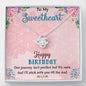 Birthday Girlfriend Jewelry, Wife Birthday Necklace, Daughter From Dad Birthday Gift