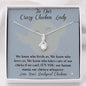 Crazy Chicken Lady Necklace Gift, Jewelry For Chicken Lovers, Chicken Gifts