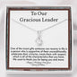 Boss Gift for Boss Lady, Helluva Boss Necklace, Boss Babe Gift, Gifts for Boss Female, Thank You to Boss, Happy Holidays Present, Boss Up