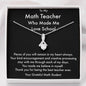 Math Teacher Gift, Teacher Appreciation Gift, Necklace Gift, Dancer, Teacher Christmas Gifts, Teacher Gift Box, End of Year Teacher Gift