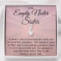 Empty Nester Sister Jewelry, Necklace Gift for Sister, Empty Nest Pick Me Up Gift