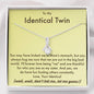 Adult Twin Sister Gifts, Twin Jewelry Personalized, Twin 16th Birthday, Sister Jewelry, 16th Birthday Gift, 18th Birthday, Shared Birthday