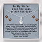 Grief Gift on Loss of Fur Baby from Sister, Bereavement gift, Sympathy Gift