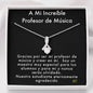 Music Teacher Gift In Spanish, Teacher Appreciation Gift, Necklace Gift, Music, Teacher Christmas Gifts, Teacher Gift Box, End of Year Teacher Gift