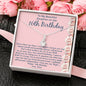 16th Birthday Gift, Sweet 16 Necklace, Sweet Sixteen, 16th birthday girl gift, Proud Mom to Daughter Gifts, Birthday Present for 16 year old