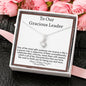 Boss Gift for Boss Lady, Helluva Boss Necklace, Boss Babe Gift, Gifts for Boss Female, Thank You to Boss, Happy Holidays Present, Boss Up