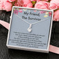 Survivor Friend Gift, Best Friend Inspirational Jewelry, Encouragement Gift, Strength Gift