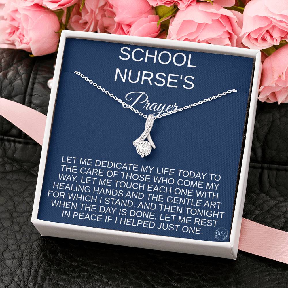 School Nurse Prayer Plaque  RN LVN Education Nursing Gift – Marked Moments  Keepsakes
