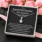 Special Ed Teacher Gift, Teacher Appreciation Gift, Necklace Gift, Special Ed, Teacher Christmas Gifts, Teacher Gift Box, End of Year Teacher Gift