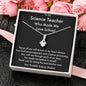 Science Teacher Gift, Teacher Appreciation Gift, Necklace Gift, Science, Teacher Christmas Gifts, Teacher Gift Box, End of Year Teacher Gift