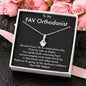 Dentist Gift Necklace, My Dentist Gave Me Smile Back, Thank You Gift for My Orthodontist, Dentist Gift, Dental Gifts, Pediatric Dentist