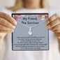 Survivor Friend Gift, Best Friend Inspirational Jewelry, Encouragement Gift, Strength Gift