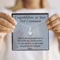 First Communion Gift Girl from Godparents, Godmother Gift to 1st Communion Girl, Catholic First Communion, Christian Gifts Necklace Gifts