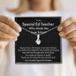 Special Ed Teacher Gift, Teacher Appreciation Gift, Necklace Gift, Special Ed, Teacher Christmas Gifts, Teacher Gift Box, End of Year Teacher Gift