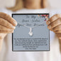 Inspirational Necklace to Sister on Her Divorce, Encouragement Gift, Strength Jewelry