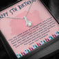 Granddaughter Happy 5th Birthday Gifts, Grandma to Granddaughter Gift, Birthday Necklace