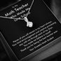 Math Teacher Gift, Teacher Appreciation Gift, Necklace Gift, Dancer, Teacher Christmas Gifts, Teacher Gift Box, End of Year Teacher Gift