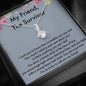 Survivor Friend Gift, Best Friend Inspirational Jewelry, Encouragement Gift, Strength Gift