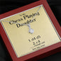 Chess Playing Daughter Jewelry Gifts, Queen's Gambit Chess Pieces, 1. d4 d5 2. c4 Chess Moves