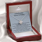 Love Partner Necklace, Jewelry for Significant Other, Thought Gifts, Sentimental Love Knot Necklace