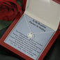 Love Partner Necklace, Jewelry for Significant Other, Thought Gifts, Sentimental Love Knot Necklace