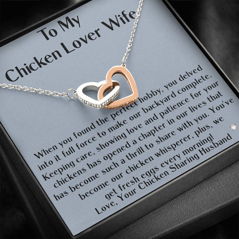 Chicken Gift for Wife, Chicken Necklace, Chicken Lovers Jewelry, Silkie Chicken, Polish Chicken