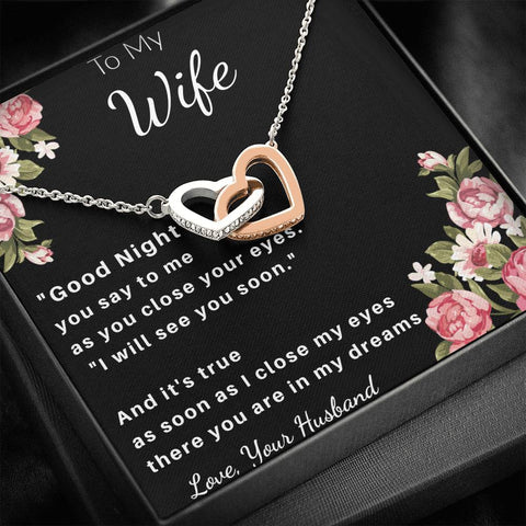 Wife Special Birthday Wish Gift, 30th Birthday Gift For Women, 50th Birthday Gift for Women, Unique Gifts, 40th Birthday Gifts for Women, Wife Birthday Necklace, Wife Gifts