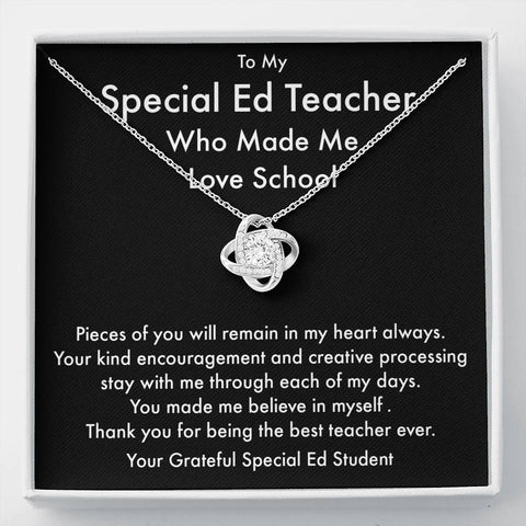 Special Ed Teacher Gift, Teacher Appreciation Gift, Necklace Gift, Special Education, Teacher Christmas Gifts, Teacher Gift Box, End of Year Teacher Gift