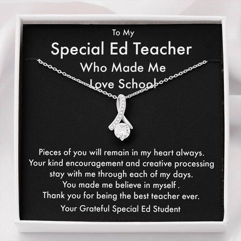 Special Ed Teacher Gift, Teacher Appreciation Gift, Necklace Gift, Special Ed, Teacher Christmas Gifts, Teacher Gift Box, End of Year Teacher Gift