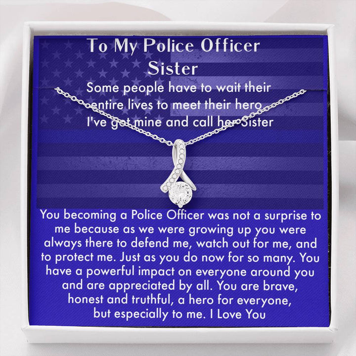 Police Officer Gifts for Sister, Thin Blue Line, Woman Detective, Daug –  Beloved Cards