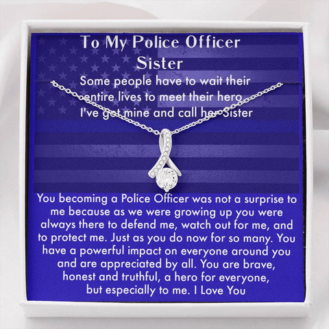 Police Officer Gifts for Sister, Thin Blue Line, Woman Detective, Daughter Back the Blue Gift, Blue Lives Matter Police, Detective Gifts