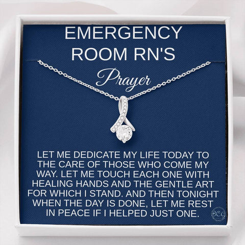 Emergency Room RN Prayer, Hospital Nurse, Registered Nurse Jewelry Gifts