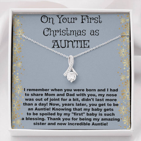 New Auntie Christmas Gift, Aunt Present, Gifts for My Sister On Becoming An Aunt