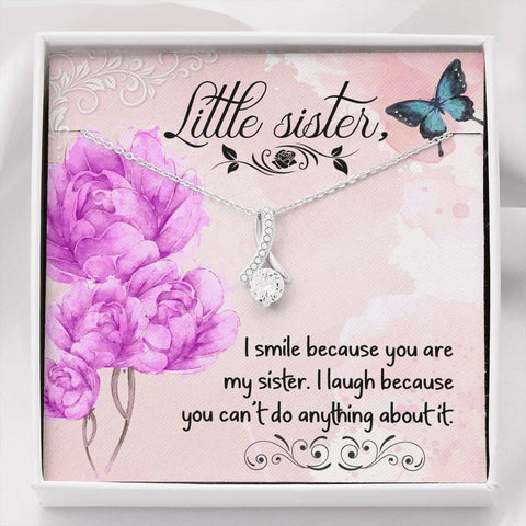 Little Sister Gift, Necklace Birthday Present for Sister, Jewelry Little Sister Gift